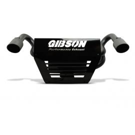 Gibson 15-17 Polaris RZR XP 1000 EPS Base 2.25in Dual Exhaust - Black Ceramic