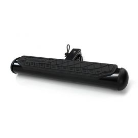 Go Rhino 4in Oval Hitch Step - Black