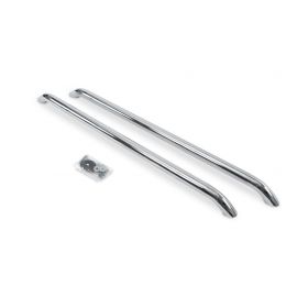 Go Rhino Bed Rails - 47 1/2in Long - w/o Base Plates - Chrome