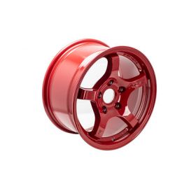 Gram Lights 57CR 18x9.5 +38 5x114.3 Milano Red Wheel