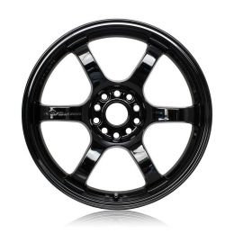 Gram Lights 57DR 17x9.0 +38 5-100 Glossy Black Wheel