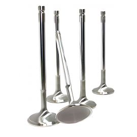 GSC P-D Subaru EJ207/EJ257 Chrome Polished Super Alloy Exhaust Valve - 33mm Head (+1mm) - Set of 50