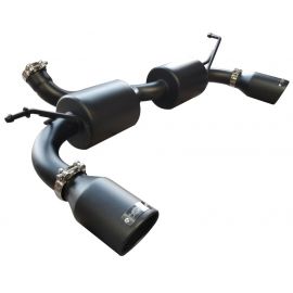 Injen 07-17 Jeep Wrangler JK 3.6L/3.8L 63mm Stealth Black Axle-back Exhaust w/ 4in Black Tips