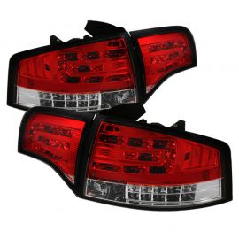 Spyder Audi A4 4Dr 06-08 LED Tail Lights Red Clear ALT-YD-AA406-G2-LED-RC buy in USA