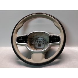 VOLVO XC90 XC60 Steering Wheel Leather Beige Black V60 V90 31407814 VGC Low Miles buy in USA