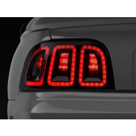 Raxiom 96-98 Ford Mustang Icon LED Tail Lights- Black Housing (Smoked Lens) buy in USA