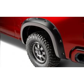 Bushwacker 19-23 Chevrolet Silverado 1500 (Excl. ZR2) Pocket Style Fender Flares 4pc - Smooth Black buy in USA