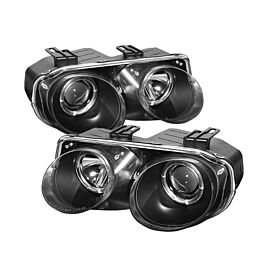 Spyder Acura Integra 98-01 Projector Headlights LED Halo -Black High H1 Low 9006 PRO-YD-AI98-HL-BK buy in USA