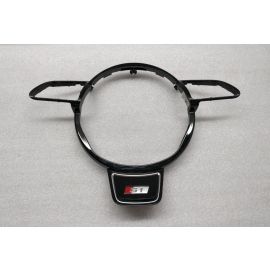 AUDI S-LINE Steering wheel trim insert Gloss Black buy in USA