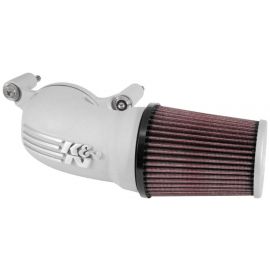 K&N 01-17 Harley Davidson Softail / Dyna FI Performance Air Intake System Silver buy in USA