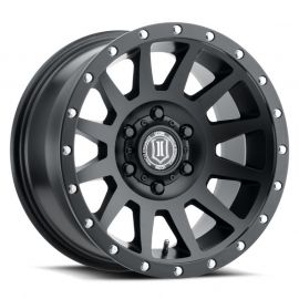 ICON Compression 18x9 6x5.5 0mm Offset 5in BS Satin Black Wheel buy in USA