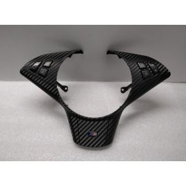 BMW E60 E61 E63 E64 M-SPORT STEERING WHEEL TRIM CARBON 2003-2009 M5 M6 BUTTONS buy in USA