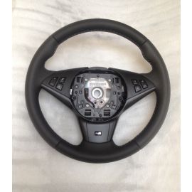 BMW E60 E61 E63 STEERING WHEEL M-SPORT NAPPA PERFORA 2003-2005 2006 buy in USA