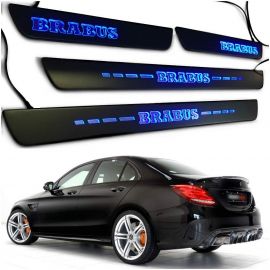 W205 W204 W213 C E class Mercedes-Benz Entrance Mouldings LED Illuminated Door Sills Interior Trims buy in USA