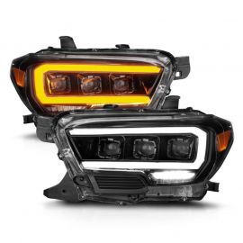 ANZO 16-22 Toyota Tacoma SR/SR5 ONLY Full LED Proj Headlights w/Light Bar Seq. Blk w/Initiation Lgt buy in USA