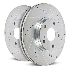 Power Stop Jeep Wrangler BBK Front Drilled & Slotted Rotor - Pair buy in USA