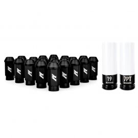 Mishimoto Aluminum Locking Lug Nuts 1/2 X 20 23pc Set Black buy in USA