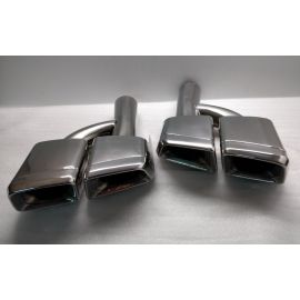 EXHAUST MUFFLER TIPS QUAD S65 S63 E63 MERCEDES AMG W221 W212 W205 R231 W218 buy in USA