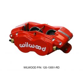 Wilwood Caliper-Forged Dynalite-M-Red 1.75in Pistons 1.00in Disc buy in USA