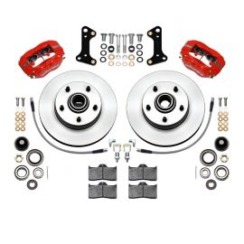 Wilwood Forged Dynalite-M Front Kit 11.00in 1 PC Rotor&Hub Red 67-69 Camaro 64-72 Nova Chevelle buy in USA