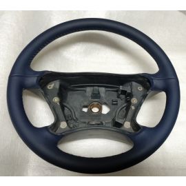 MERCEDES SL R230 Leather steering wheel Navy blue W209 CLK SL500 SL600 buy in USA