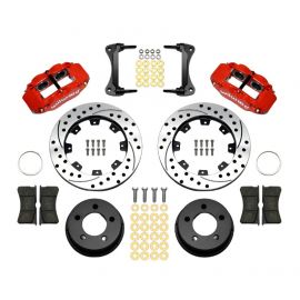 Wilwood Narrow Superlite 4R Front Kit 12.19in Drilled Red 87-89 Jeep YJ buy in USA