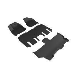 3D MAXpider 2017-2020 Chrysler Pacifica/Voyager Kagu 1st/2nd/3rd Row Floormat - Black buy in USA