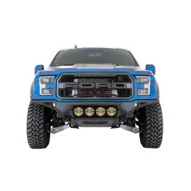 Addictive Desert Designs 17-20 Ford F-150 Raptor Bomber Front Bumper w/ 4 Rigid 360 6in Round Mounts buy in USA