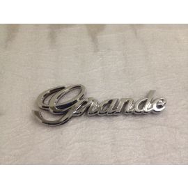 3D REAR BADGE EMBLEM CHROME FOR TOYOTA GRANDE ADHESIVE 135mm buy in USA