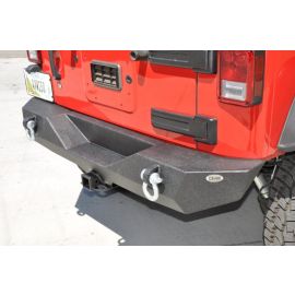 DV8 Offroad 07-18 Jeep Wrangler JK Steel Mid Length Rear Bumper buy in USA