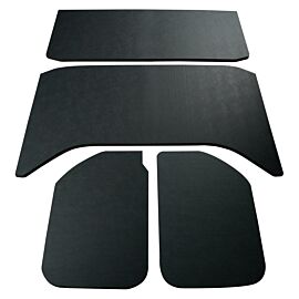 DEI 11-18 Jeep Wrangler JK 4-Door Boom Mat Headliner - 4 Piece - Black Leather Look buy in USA