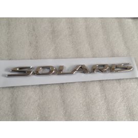 3D REAR BADGE EMBLEM CHROME FOR HYUNDAI SOLARIS ADHESIVE 200mm buy in USA