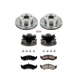 Power Stop 90-99 Jeep Cherokee Front Autospecialty Brake Kit w/Calipers buy in USA