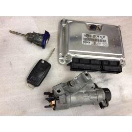 2002 VW PASSAT B5.5 1.9TDI LOCK SET, IGNITION, DOOR + ECU AWX code RHD 038906019 buy in USA