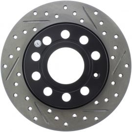 StopTech 11-17 Volkswagen Jetta /Golf / Golf GTI Slotted & Drilled Rear Left Rotor buy in USA