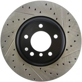 StopTech 07-09 BMW 335 (E90/E92/E93) Slotted & Drilled Left Front Rotor buy in USA