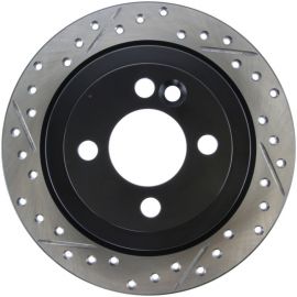 StopTech 07-09 Mini Coooper/Cooper S Slotted & Drilled Right Rear Rotor buy in USA