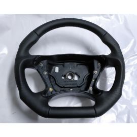 MERCEDES SL R230 STEERING WHEEL LEATHER CUSTOM FLAT SPORT W209 CLK SL500 W211 buy in USA