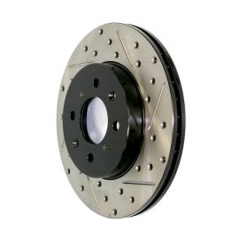 StopTech 2013+ BMW F30 3-Series Left Slotted & Drilled Sport Brake Rotor - Rear buy in USA