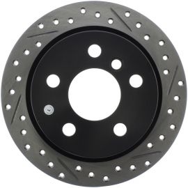 StopTech 14-15 Mini Cooper Base Slotted & Drilled Rear Left Rotor buy in USA