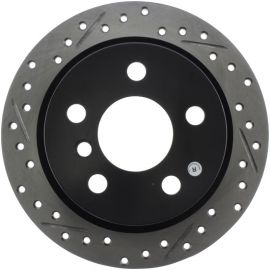 StopTech 14-15 Mini Cooper Base Slotted & Drilled Rear Right Rotor buy in USA