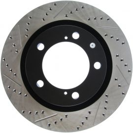 StopTech 07-09 Toyota Tundra / 08-09 Toyota Sequoia Front Right Slotted & Drilled Rotor buy in USA