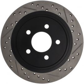 StopTech 05-10 Ford Mustang Slotted & Drilled Right Rear Rotor buy in USA