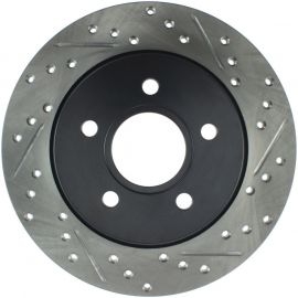 StopTech 12-15 Ford Focus w/ Rear Disc Brakes Rear Left Slotted & Drilled Rotor buy in USA