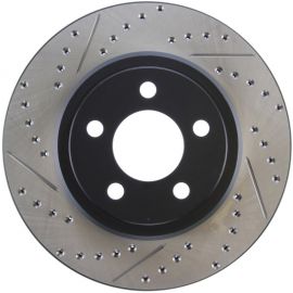 StopTech 05-09 Chrysler 300 (5.7L V8 exc SRT-8) Rear Right Slotted & Drilled Rotor buy in USA