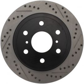 StopTech 07-10 GMC Sierra (w/ Rear Drum) / 07-09 GMC Yukon Rear Left Slotted & Drilled Rotor buy in USA