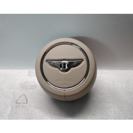 BENTLEY GT DRIVER STEERING WHEEL AIRBAG BENTAYGA CONTINENTAL BEIGE CREAM buy in USA