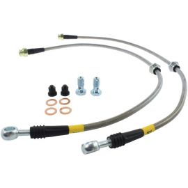 StopTech 2015 VW Golf (MK7) Front Stainless Steel Brake Line Kit buy in USA