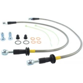 StopTech 02-06 Mini & Mini S Stainless Steel Front Brake Line Kit buy in USA