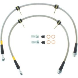 StopTech 90-93 Acura Integra / 90-91 Honda CRX Si Rear Disc Rear SS Brake Lines buy in USA